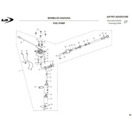 Soporte de válvula de presión para AJP 00DES07A0055