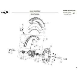 Cabeza radio (inox 4x7,5) para AJP 00RFS01A0137