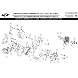 Soporte bote - 2025 para AJP 00DES01A0132