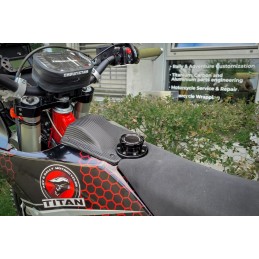 TAPON ROSCA ALTO CNC Negro