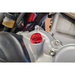 TAPON LLENADO ACEITE MOTOR CNC Rojo
