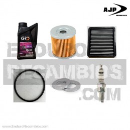 KIT MANTENIMIENTO 10.000K AJP PR7 GRO 10w50 / IRIDIO / HASTA 2024