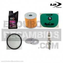KIT MANTENIMIENTO 10.000K AJP PR7 GRO 10w50 / IRIDIO / DESDE 2025