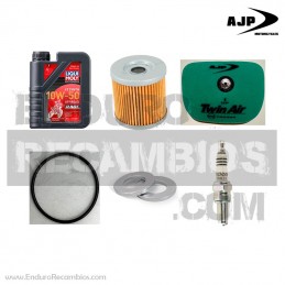 KIT MANTENIMIENTO 10.000K AJP PR7 LiquiMoly 10w50 / IRIDIO / DESDE 2025