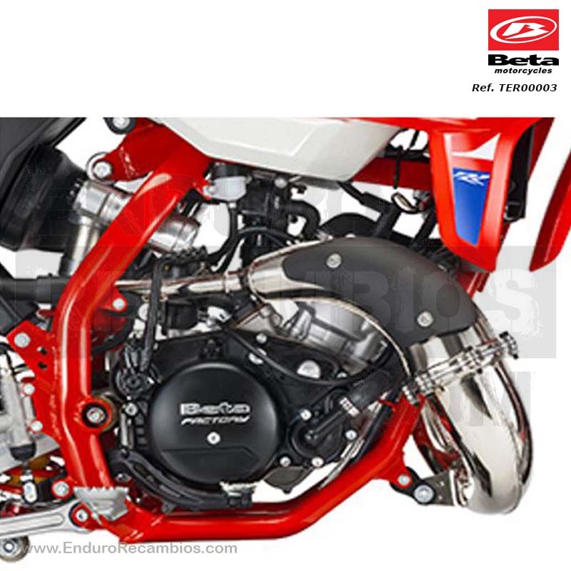 Escape Racing Cromado con Colector Beta RR 50 2T (2020–2022) – Ref. TER00003