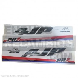 Adhesivo protector basculante AJP PR7 Blanco / Liso