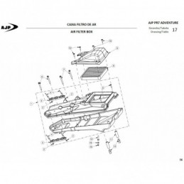Tornillo (din 933M6X16) - 2025 para AJP PF0933006016