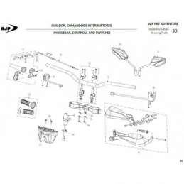 Interruptor luces 2025 (luces cruce y carretera...