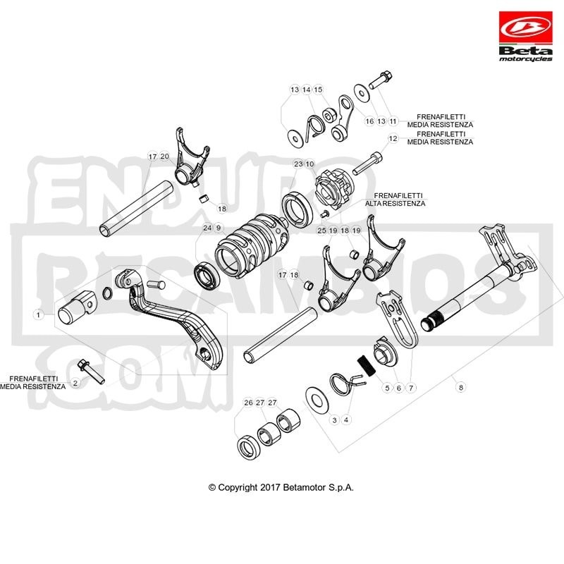 HORQUILLA CAMBIO - 035050050000