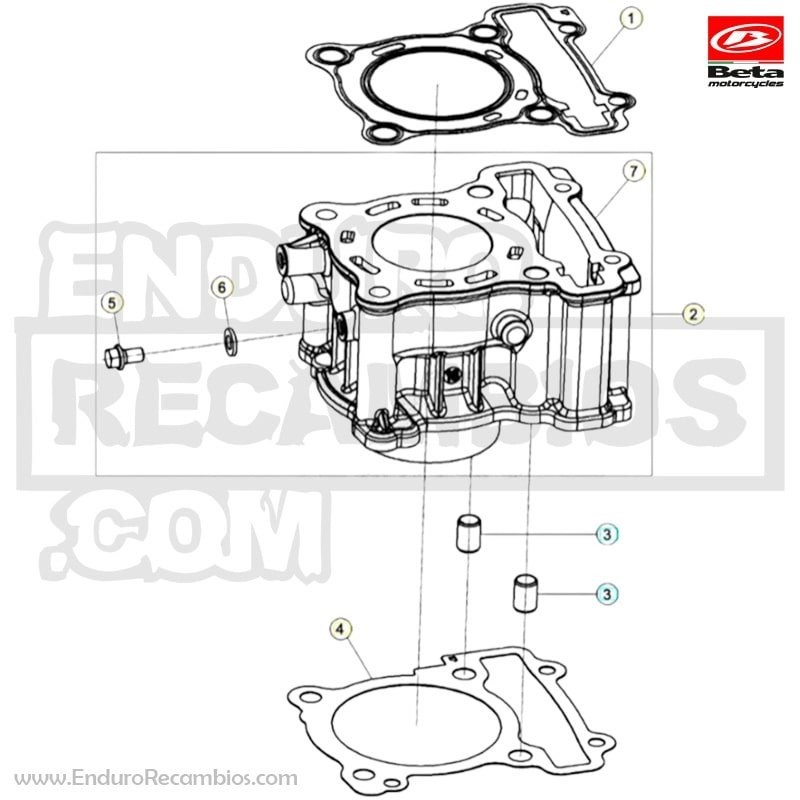 PERNO M8X34 - 043110060000