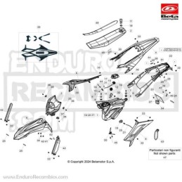 PORTAFARO NEGRO RR 4T LC 125 - 043430080059