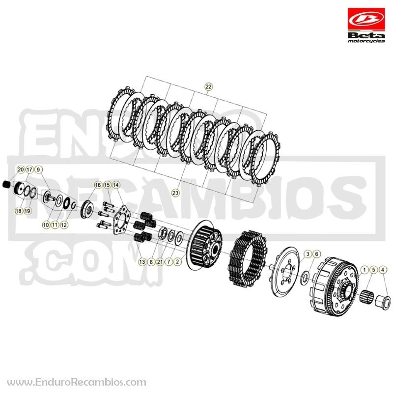 DISCO SEPARADOR EMBRAGUE - 035030240000