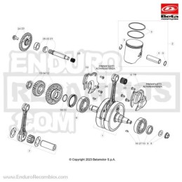 SEGMENTO PISTON 250cc D-66,4 - 026020250000