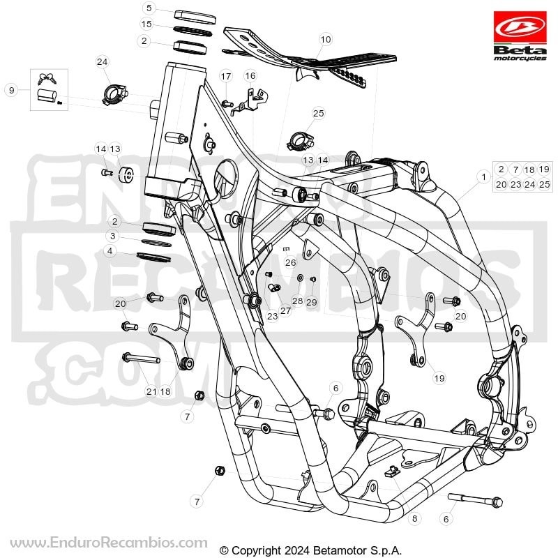 CHASIS RR 4T RACING - 037310908050