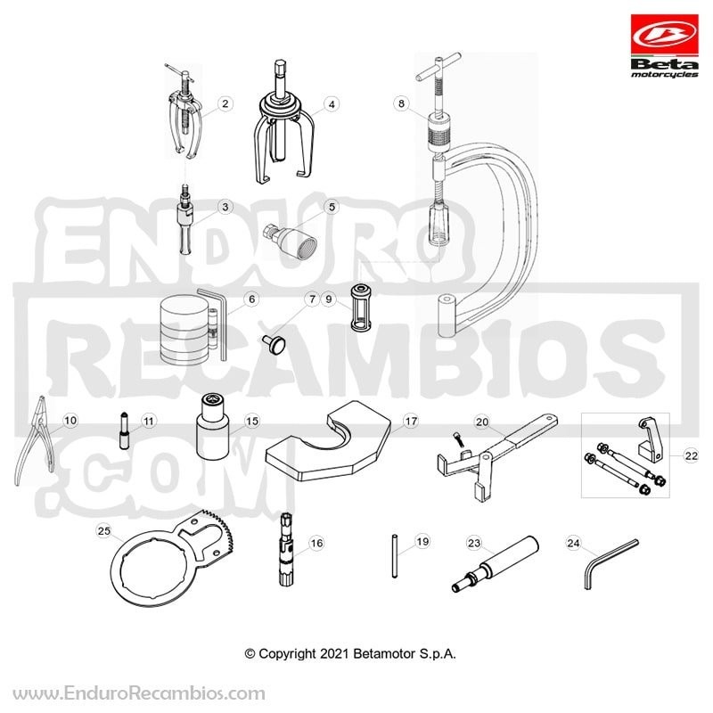 EXTRACTOR ENGRANAJES - 006140150000
