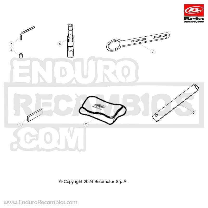 KIT DE DIAGNOSIS INYECCIÓN ENDURO 4T - 031440168200