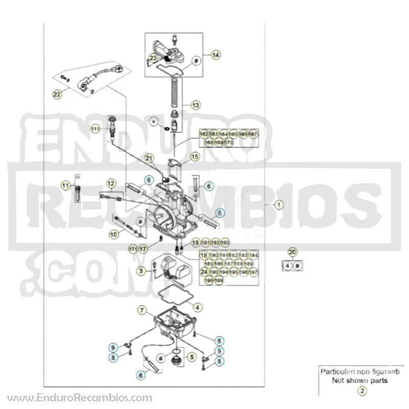 SURTIDOR STARTER 85 PARA CARBURADOR KEIHIN - 026120460000