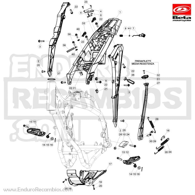 TORNILLO ESP- CAVALLETE RR 4T 2008 - 1166615000