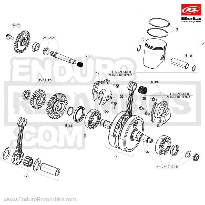 PISTON D.73 - A - 02602087800A