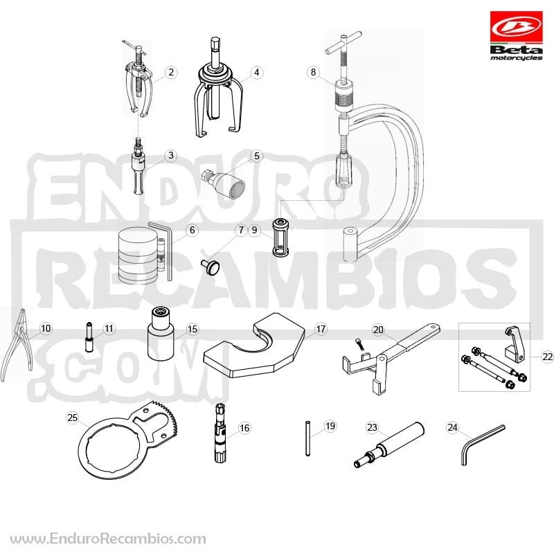 ANILLO COMPRESION PISTON - 006140170000