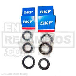 KIT RODAMIENTOS RUEDA TRASERA AJP PR7