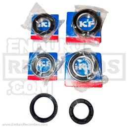 KIT RODAMIENTOS RUEDA TRASERA AJP PR7