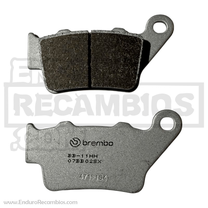 PASTILLAS FRENO TRASERA Brembo AJP PR7