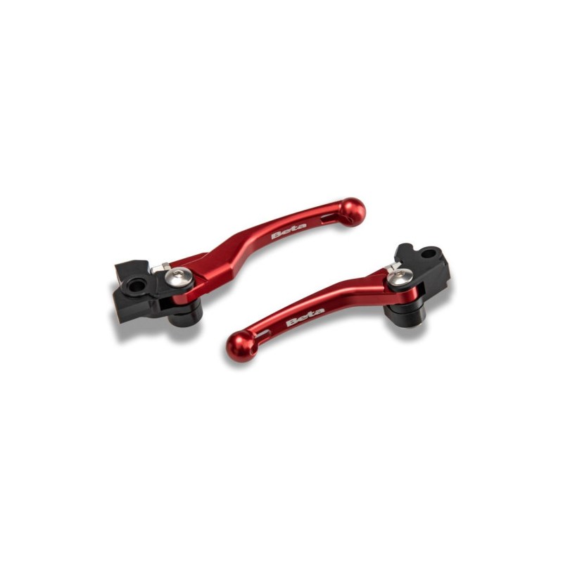 Maneta de Freno y Embrague Anodizada Roja para Beta RR, XTrainer y RX