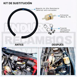 Kit de Kit mejora para Tubo y Filtro de Gasolina -...