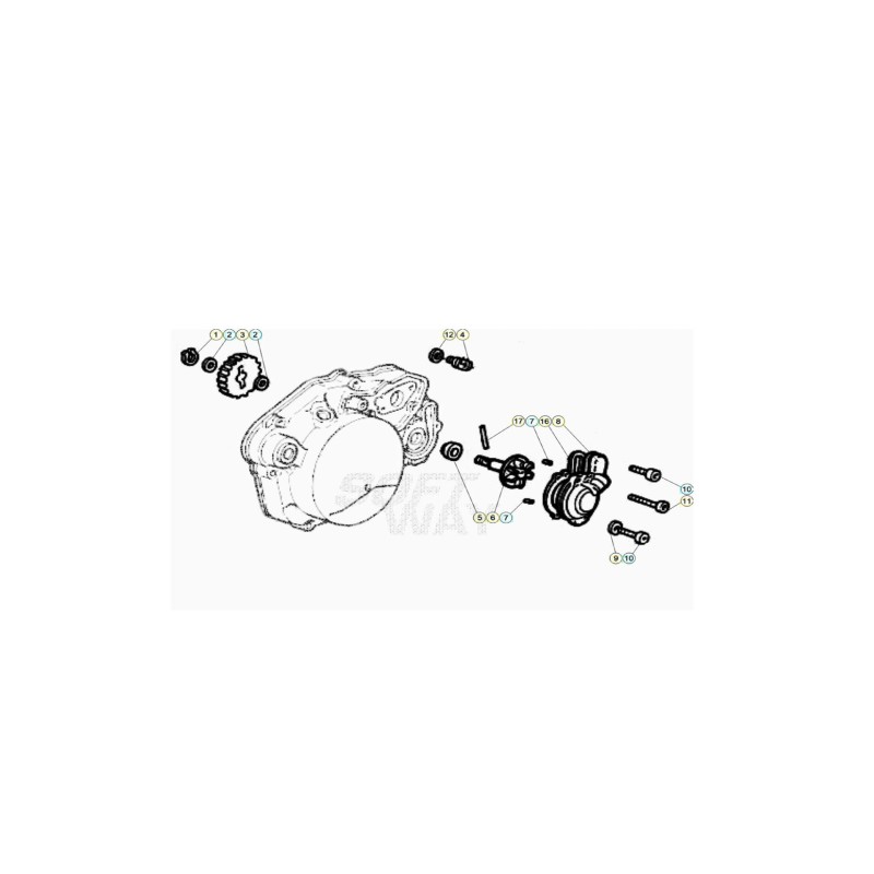 EJE BOMBA AGUA C-TURBINA - 3400980000