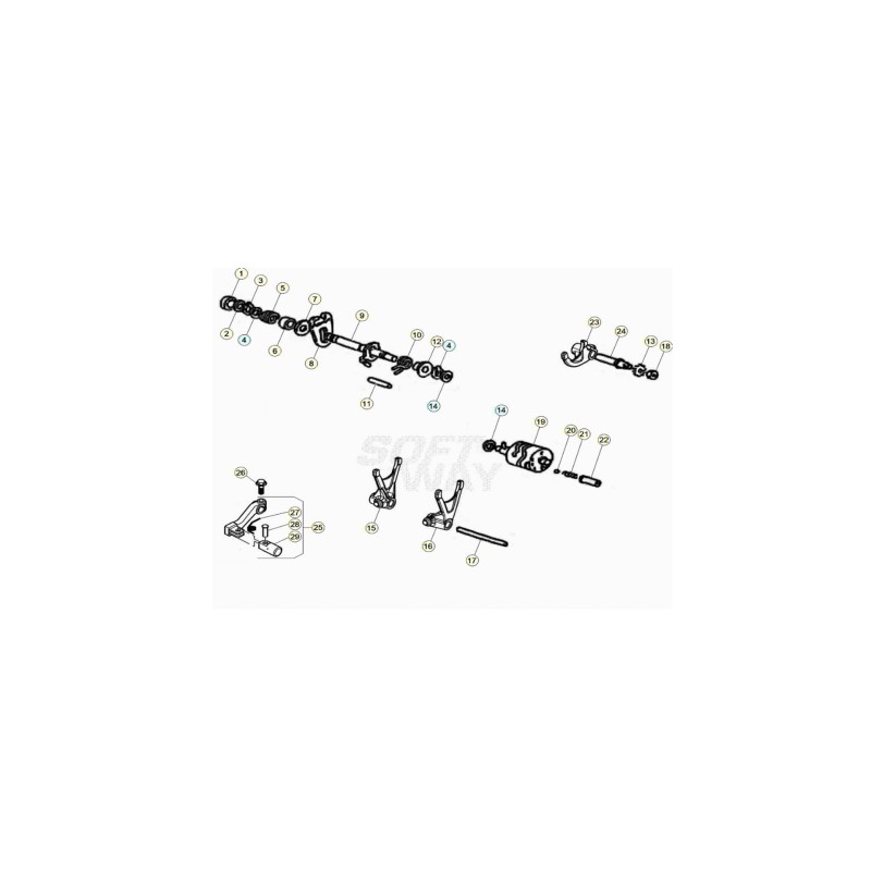 RETÉN BA 12x22x7 - 3402310000