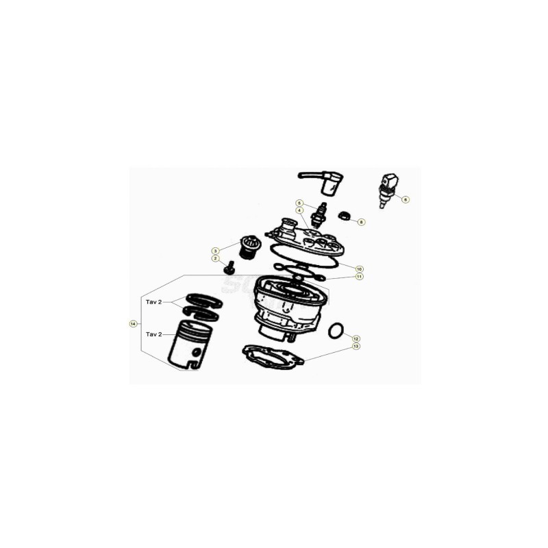JUNTA EXTERIOR CULATA AM6 2? SERIE - 3400821000