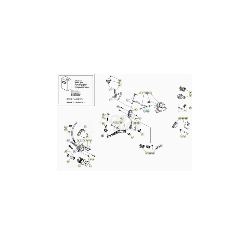 VARILLA ESP- PINZA ENDURO RR 125 - 2541856000