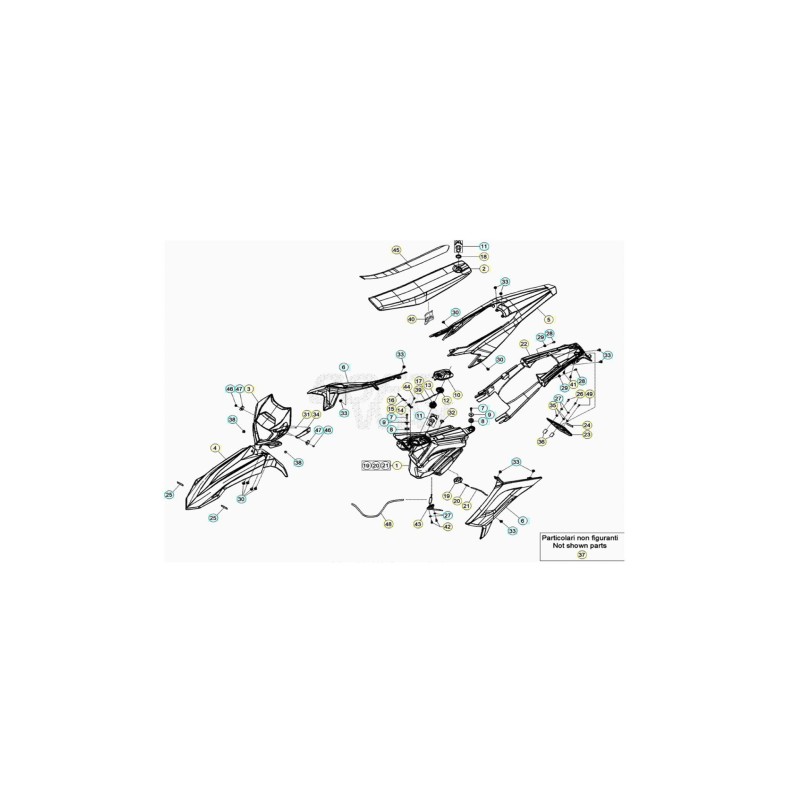 GUARDABARROS ANTERIOR RR 2T 50 BLANCO - 046430020051