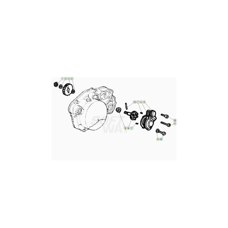 EJE BOMBA AGUA C-TURBINA - 3400980000