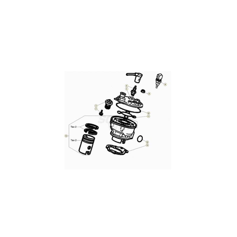 CULATA AM6 E-1 (770-5252) - 3402230000
