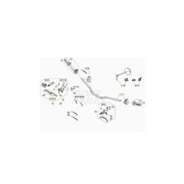 BRIDA MANILLAR BOMBA FRENO ANTERIOR RR50 FACTORY -...