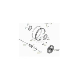 RUEDA POSTERIOR - 024420100057 - 046420410057