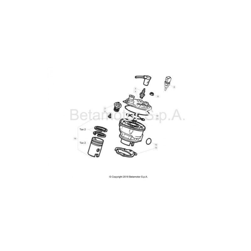 CULATA AM6 E-1 (770-5252) - 3402230000
