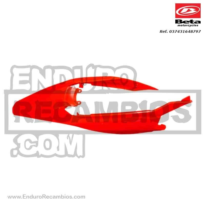 GUARDABARROS TRASERO ROJO - 037431648797