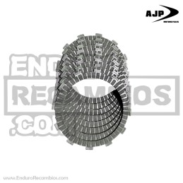 JUEGO DISCOS EMBRAGUE AJP PR7 (8 DISCOS) - TRW