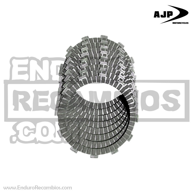 JUEGO DISCOS EMBRAGUE AJP PR7 (8 DISCOS) - TRW