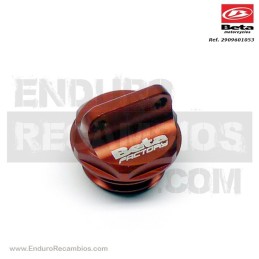 TAPÓN ACEITE MOTOR EN ALUMINIO ROJO RR4T - 2909601053