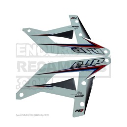 Kit calcomanías delanteras - 2025 para AJP 00BAS01A0253
