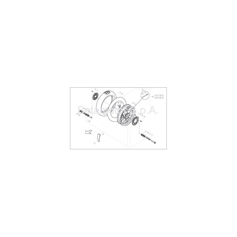 TUERCA CORONA POSTERIOR ALP - 1317031000