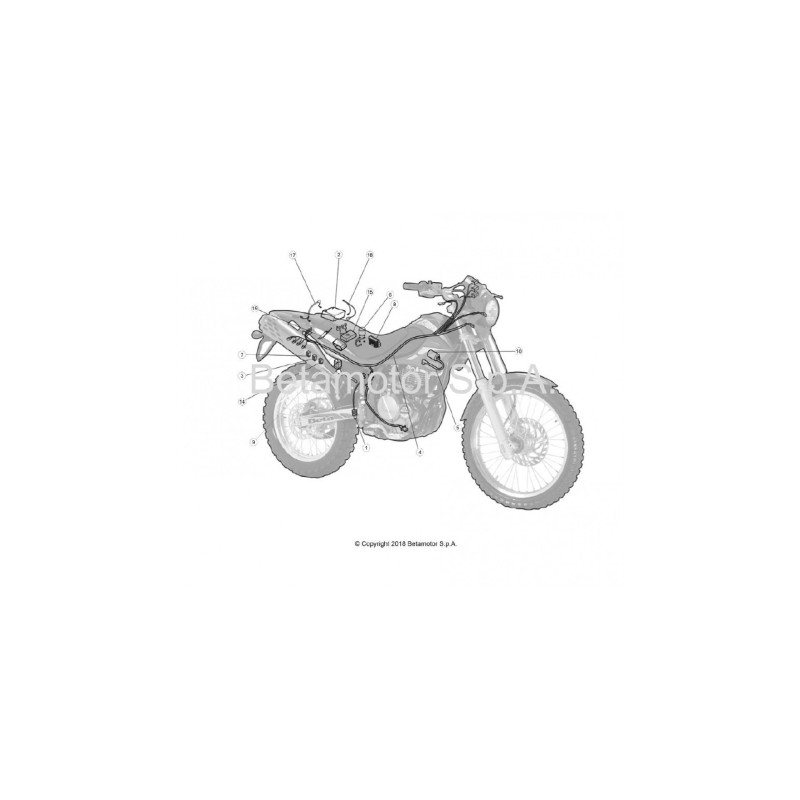 INSTALACIÓN BATERIA-RELE ALP 4-0-ALP 200-05 - RR 125 - 1801522000