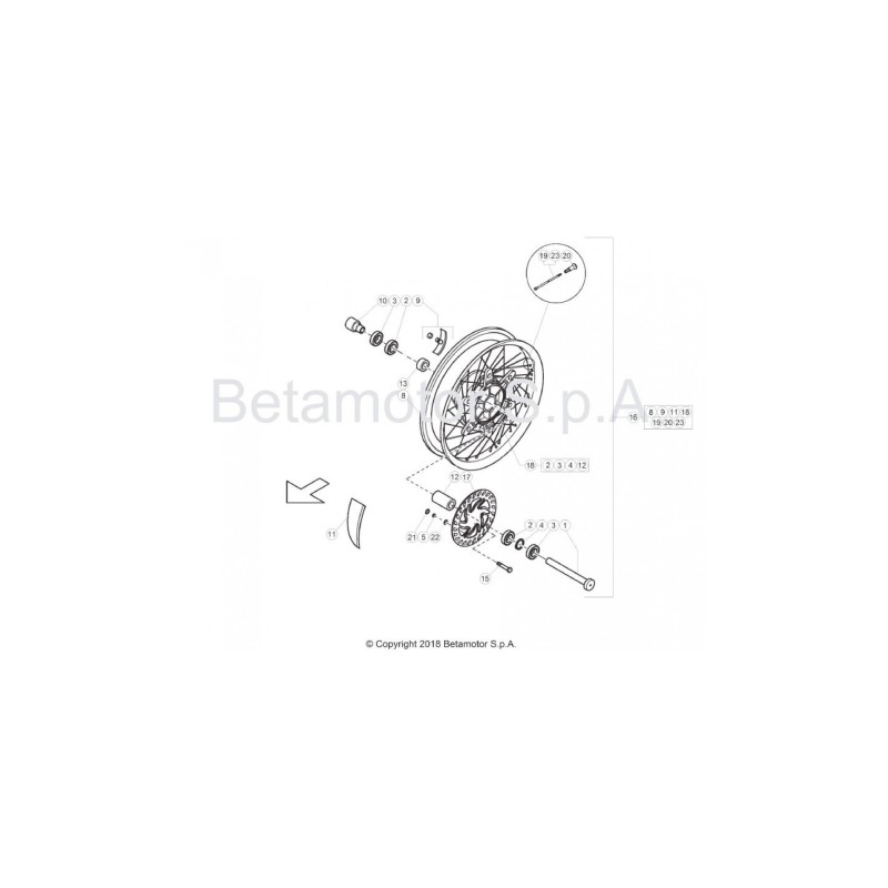 MAGNETO DIAM- 9 PER SENSORE HALL - 021410058200