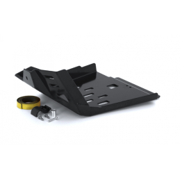 Protector de carter trail aluminio negro texturado...