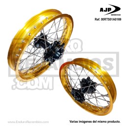 Rueda trasera simple  35YEARS para AJP 00RTS01A0169