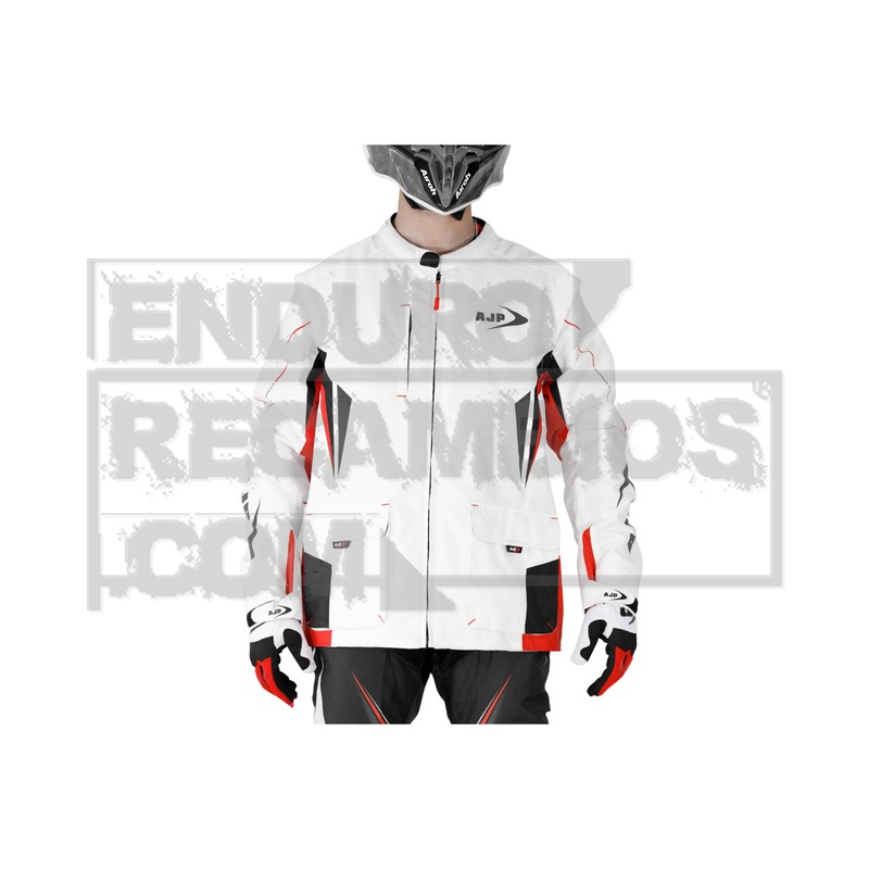 AJP White Enduro Jacket